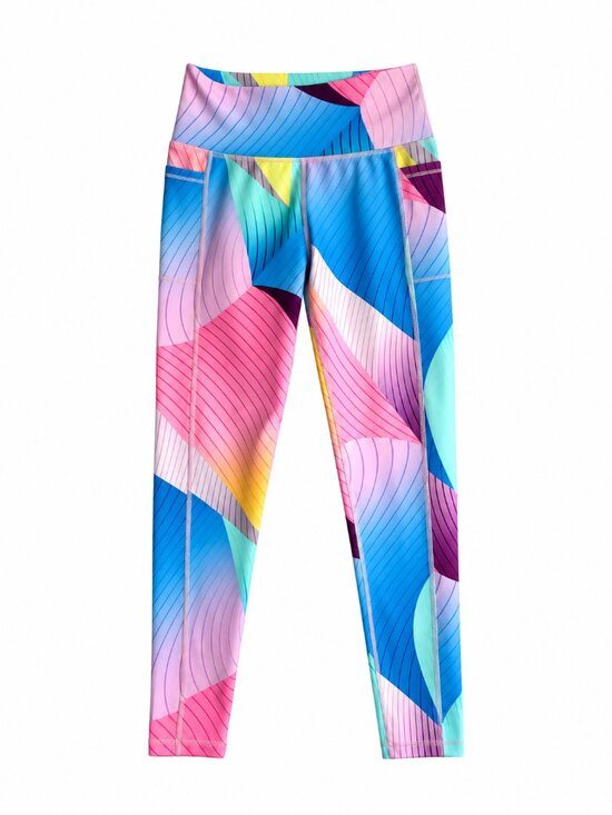 DSG Other - DSG Girls Momentum High Rise Leggings Digital Daydream Multi NWT XL